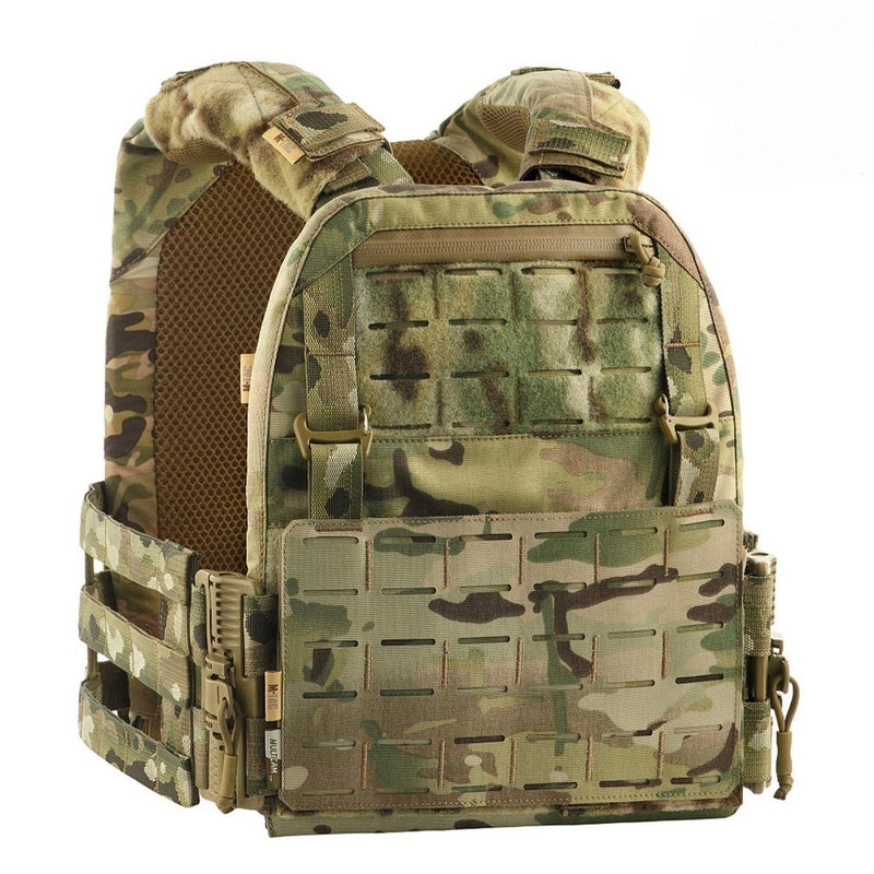 M-TAC Military Plate Carrier Vest tactical quick-release mag pouches Multicamo