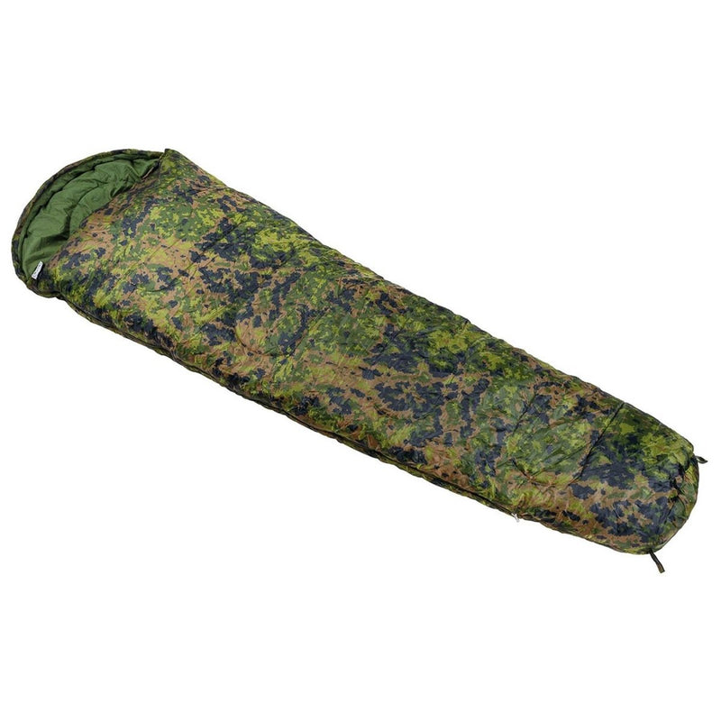 MaxFuchs 2 Layer Sleeping Bag Lightweight Thermal Filling M05 Camouflage