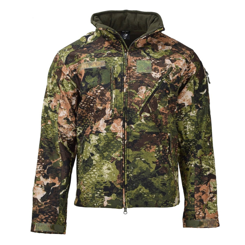 MIL-TEC army softshell tactical jacket fleece waterproof hooded 3-layer laminate