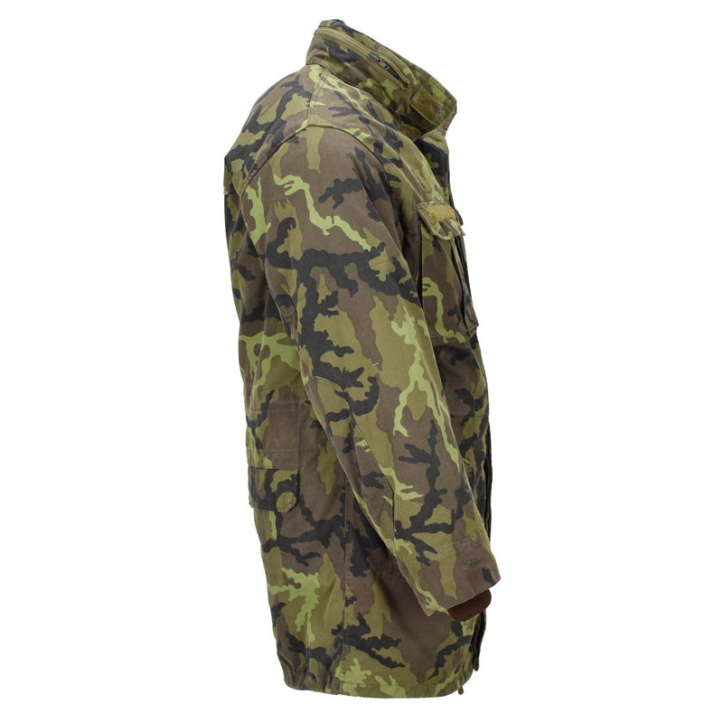 Origial Czech Military Parka style Jacket Linning Faux fur M95 Camouflage