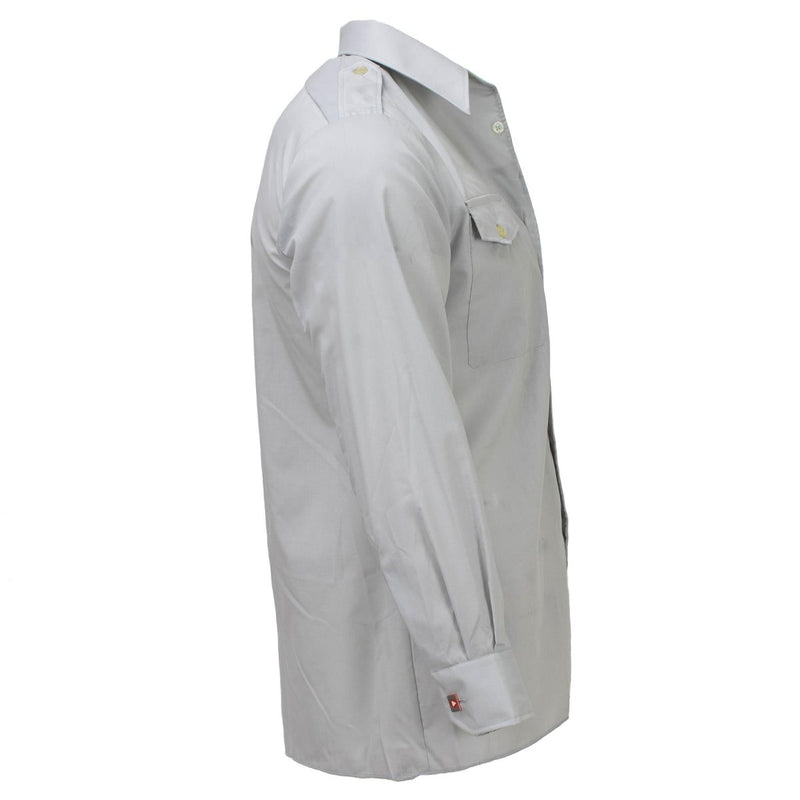 Original Austrian army classic shirts gray long sleeve lightweight uniform breathable lightweight