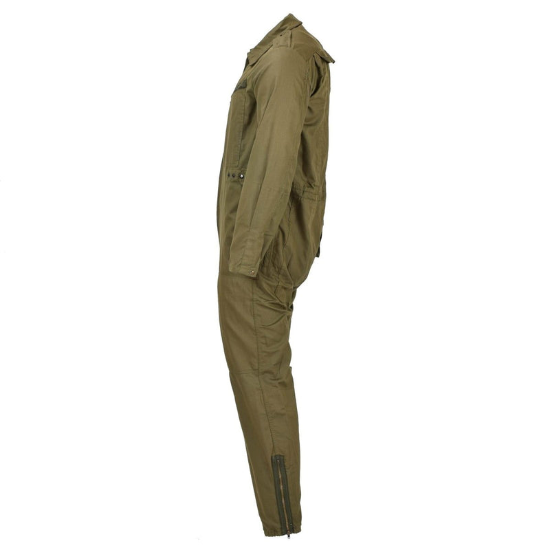 Original Austrian Army coverall green Nomex fire resistant jumpsuits zipped ankles
