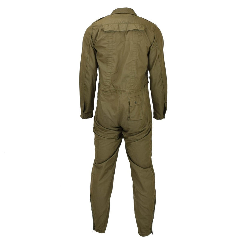 Original Austrian Army coverall green Nomex fire resistant jumpsuits overall mechanic Nomex