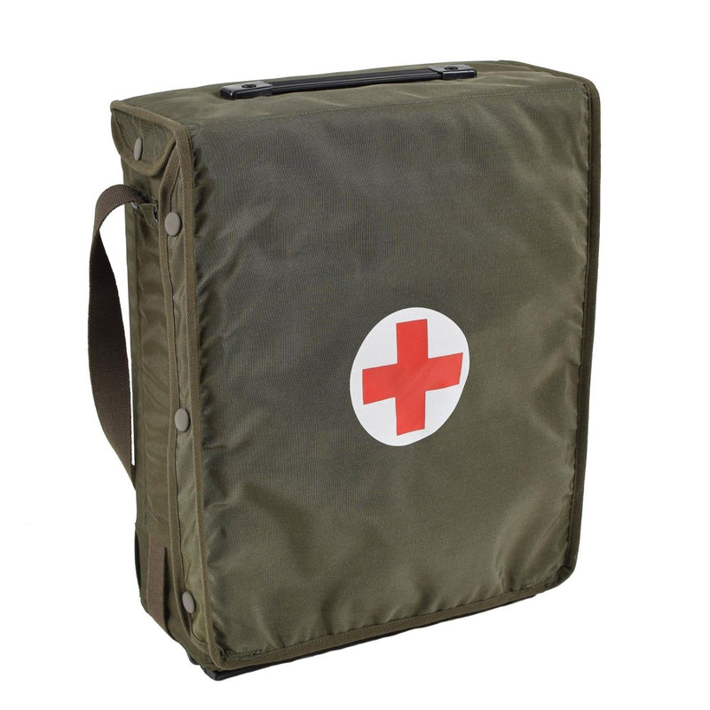 Original Austrian army first aid bag shoulder olive doctor medical survival polyamide material