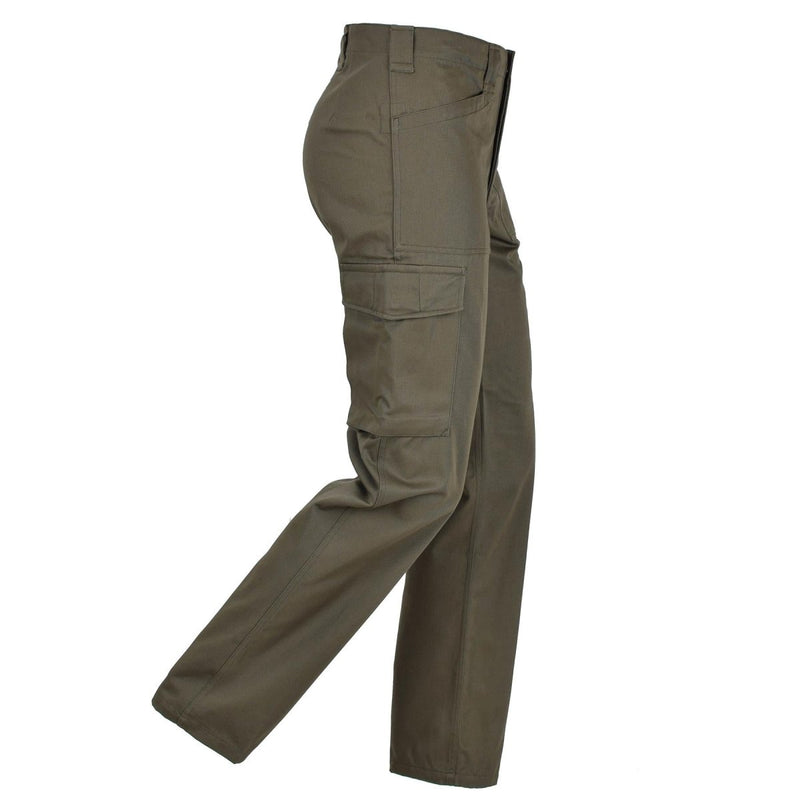 Original Austrian military anzug 75 cargo pants olive work service trousers
