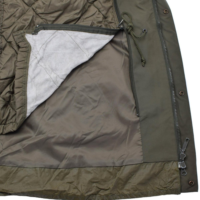 Original Austrian military Gore-Tex parka w liner rain jacket casual formal