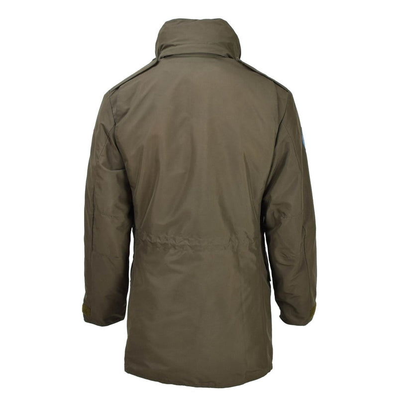 Original Austrian military Gore-Tex parka w liner rain jacket casual formal stand up collar