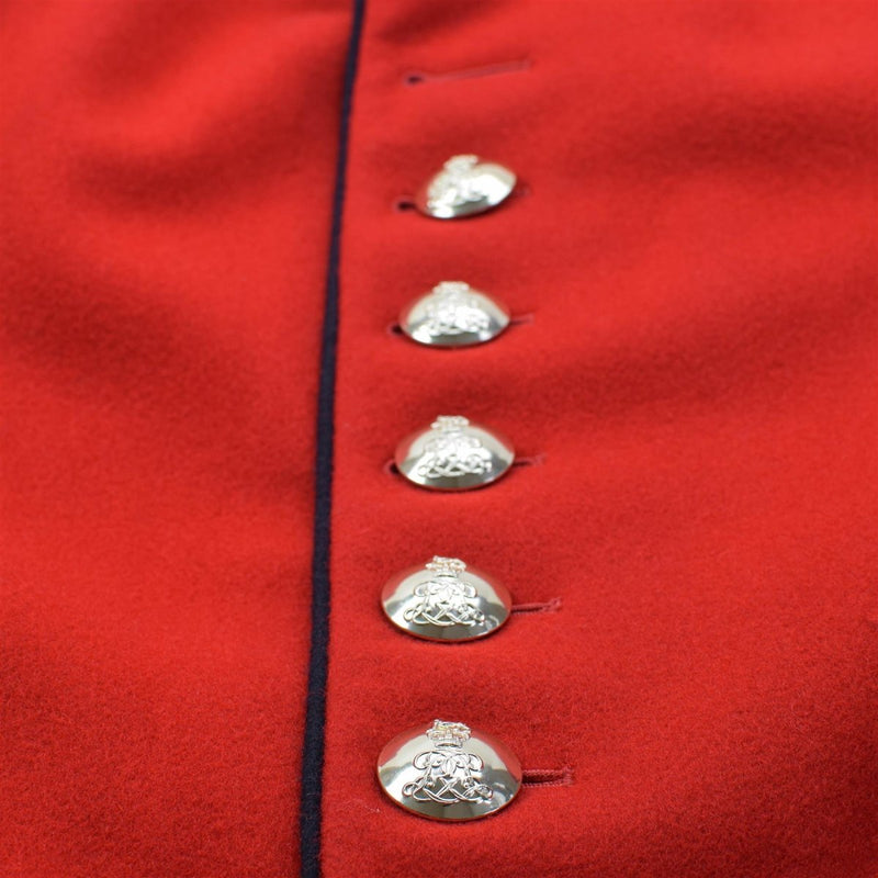 Original British military jacket Tunic red dress cavalry lifeguards troopers golden buttons