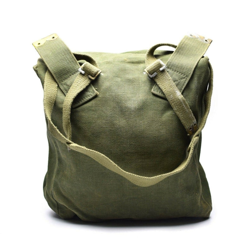 Original Britische Militär M37 Haversack Canvas Tasche Große Seitentasche Oliv