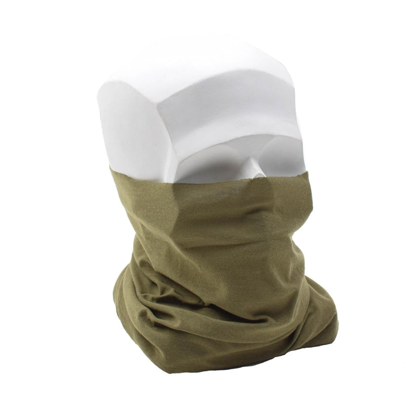 Original British military olive neck gaiter breathable scarves lightweight