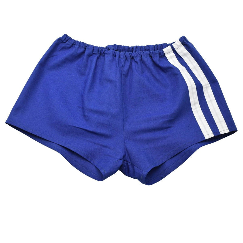 Original Czech military blue short sports shorts men