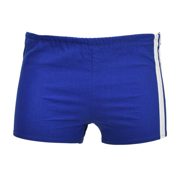 Original Czech military blue short sports shorts men elasticated waist outdoor activewear