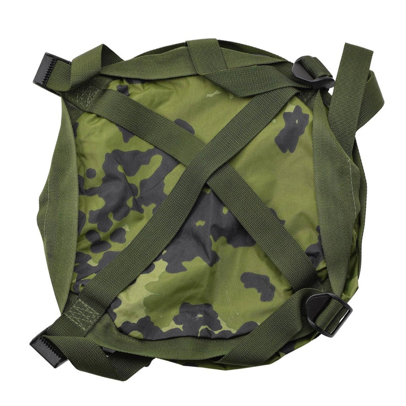 Original Danish military compression bag M84 camo PU coated lightweight adjustable straps compression bag