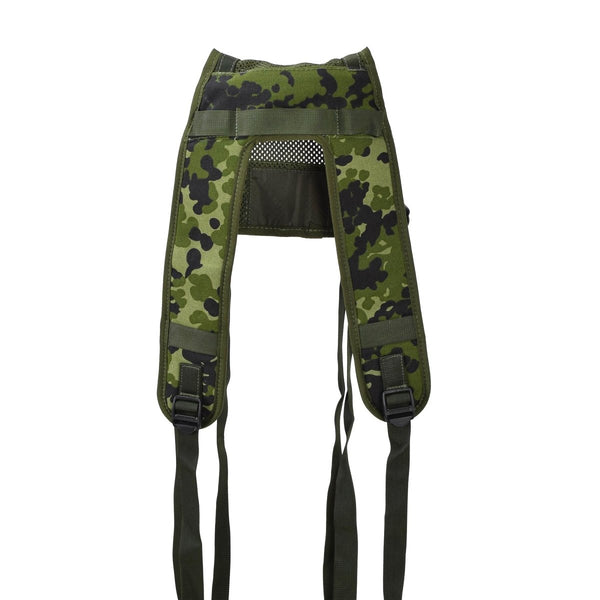 Original Danish military M96 camo tactical suspender adjustable webbing