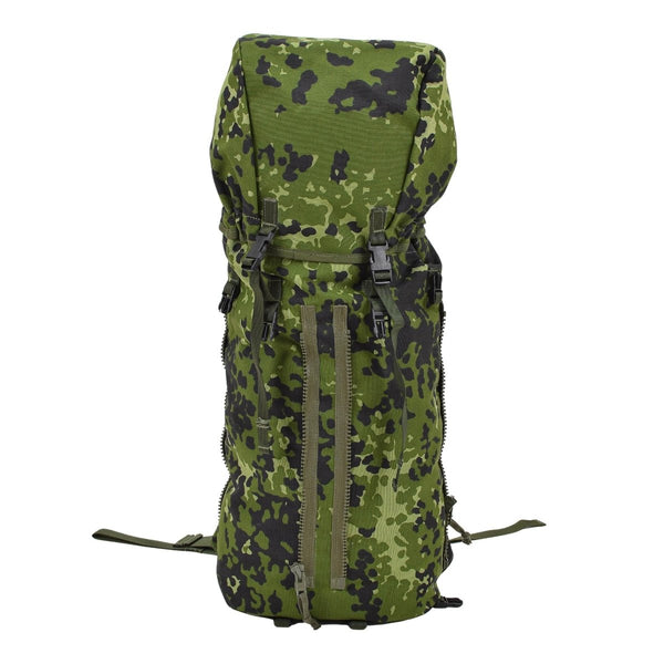 Original Danish military rucksack M96 camo 50L tactical backpack camping bag quick release left hand shoulder strap