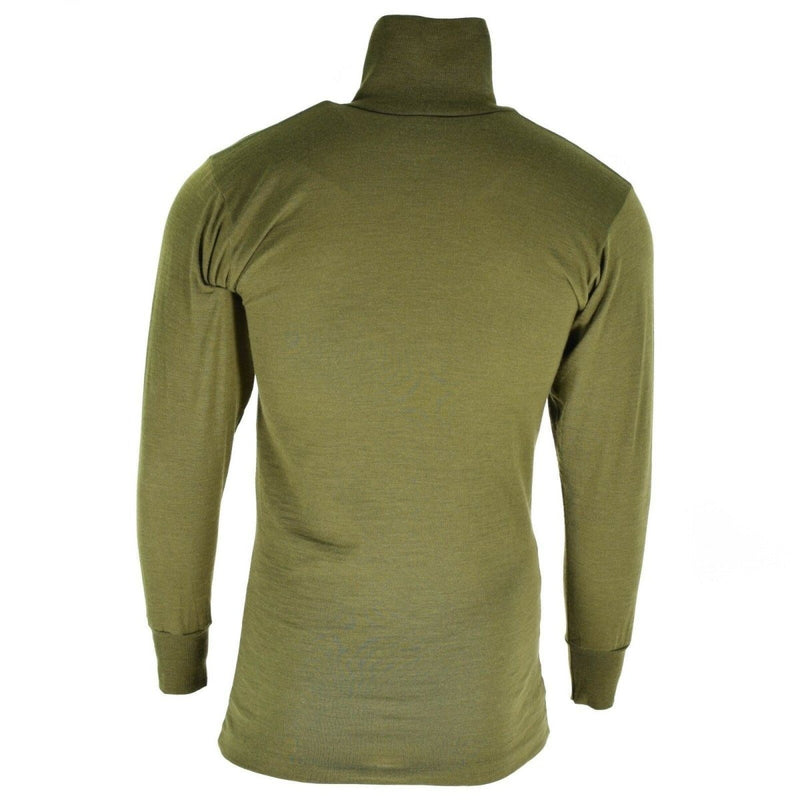 Original Italian army tricot shirt zipper Undershirt F1 thermal moisture wicking