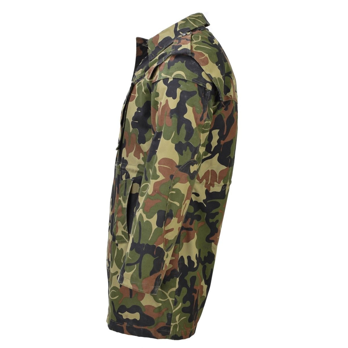 Leaf Camo Hooded Parka Original Romanian Military M93 Camo Leaf Hooded 