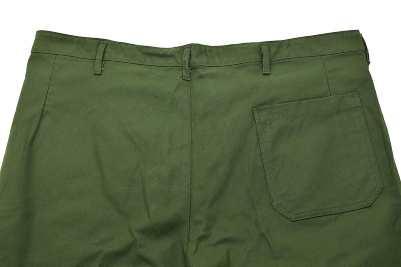 Original Swedish military working pants green vintage workwear trousers NEW