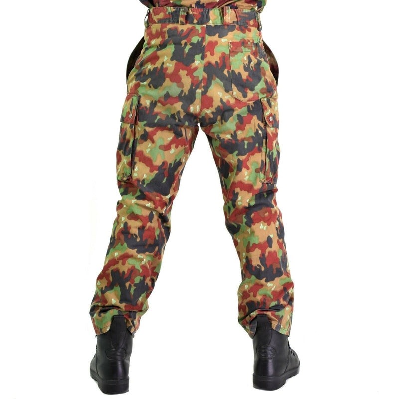 Original Swiss army pants M83 combat Alpenflage Camo field trousers NEW