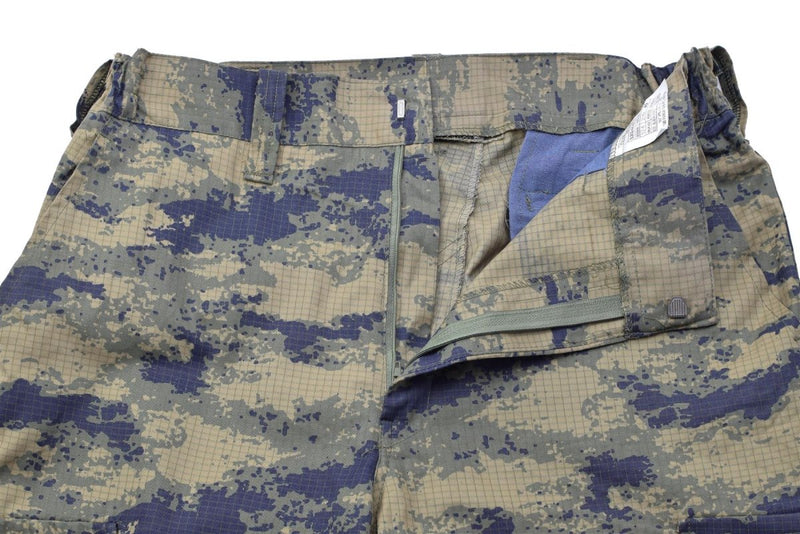 Original Turkish army blue digital camo tactical pants