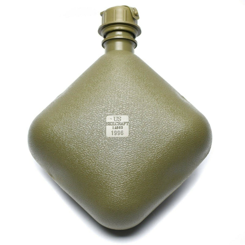 Original U.S. Army canteen 2 QT water bottle with pouch Olive OD USA surplus