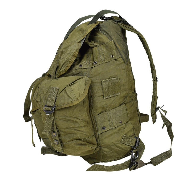 Original U.S. Military 50l Tactical Backpack 3 Outer Gear Pouches Olive Color