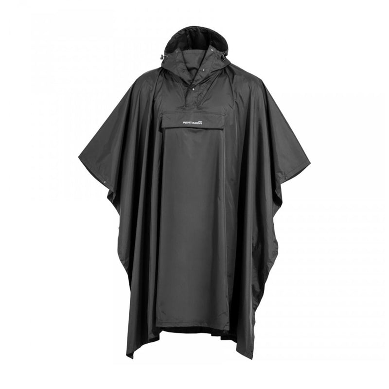 PENTAGON Cloudburst Packable Poncho Waterproof Breathable Reflective Details