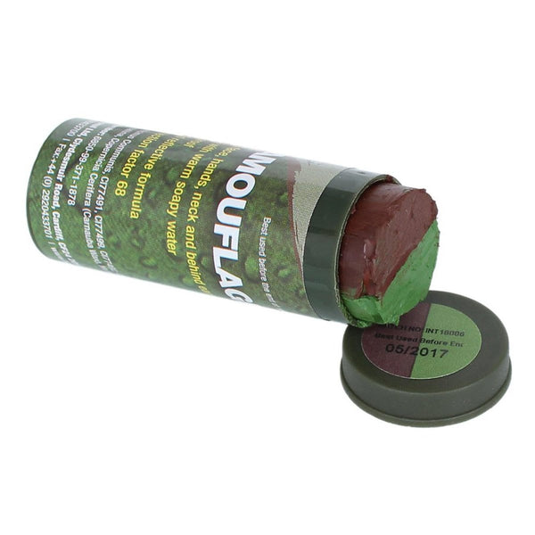 BCB Army camouflage cream stick make-up face paint tactical camo Brown/Green high quality camouflage cream
