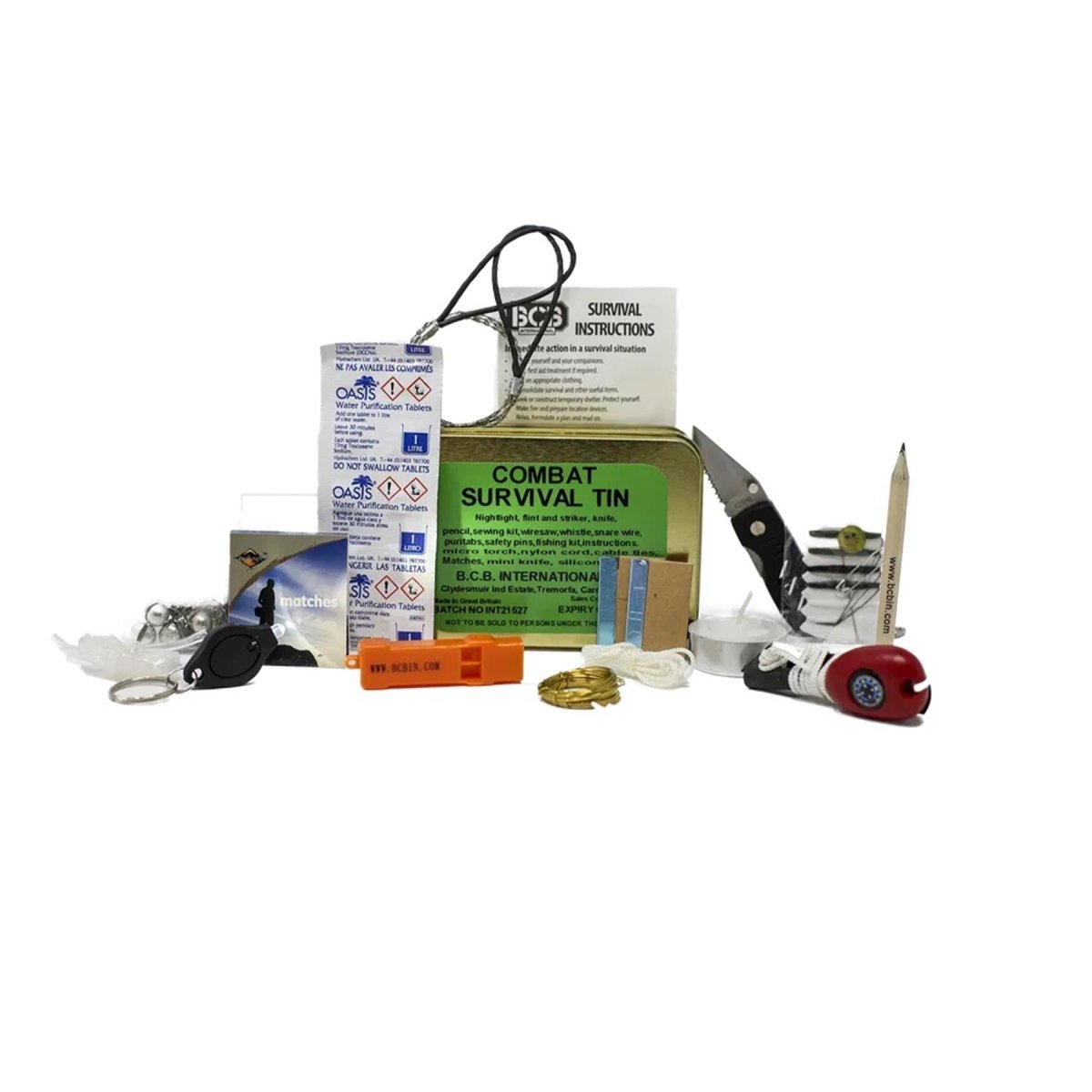 BCB Combat Survival Tin first aid camping emergency kit - GoMilitar