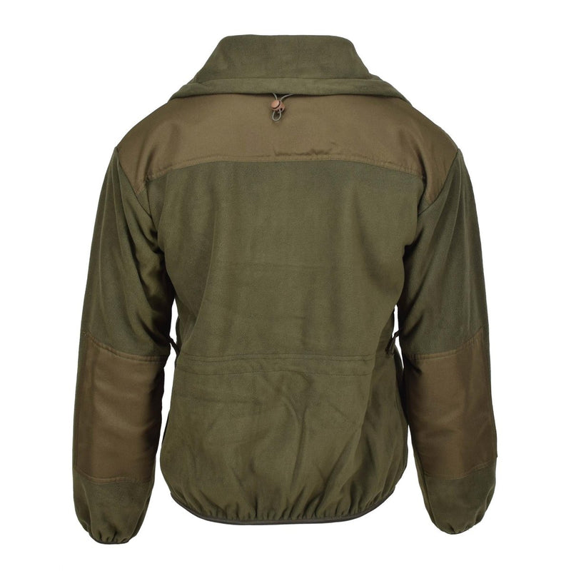 military style fleece jacket