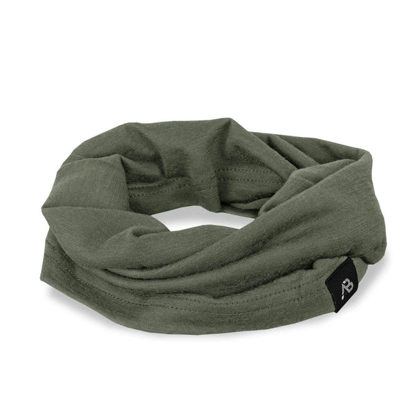 multifunctional neck tube scarf olive
