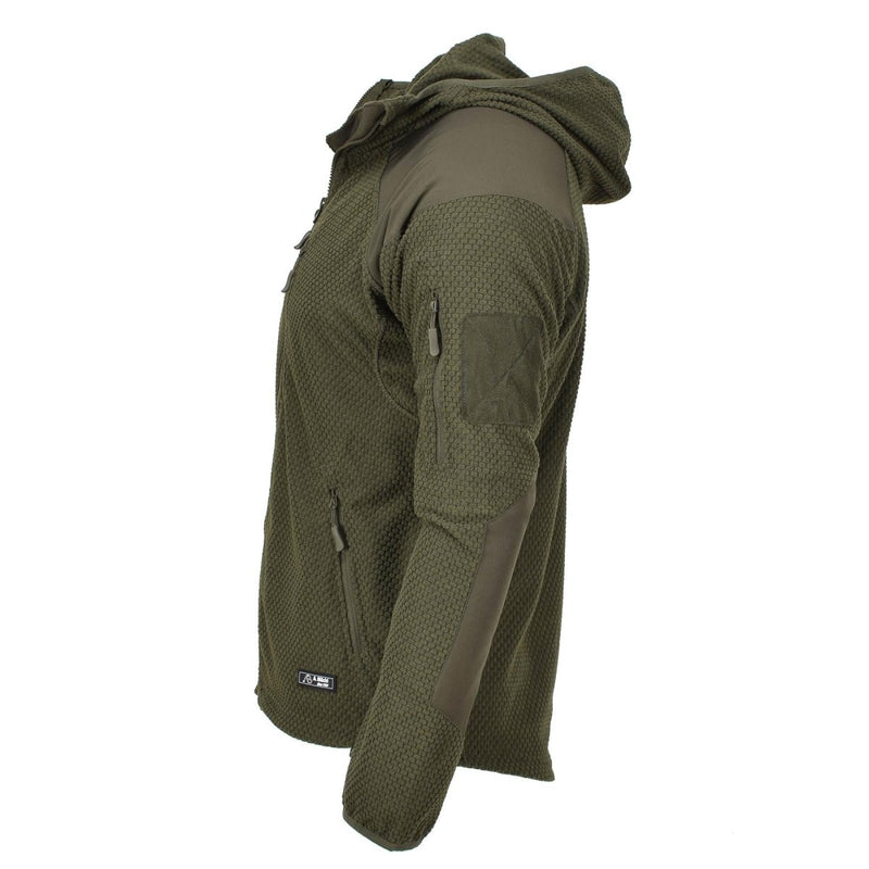 thermal hooded fleece jacket