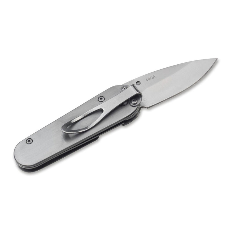 Pocket folding knife uncoated 440a steel