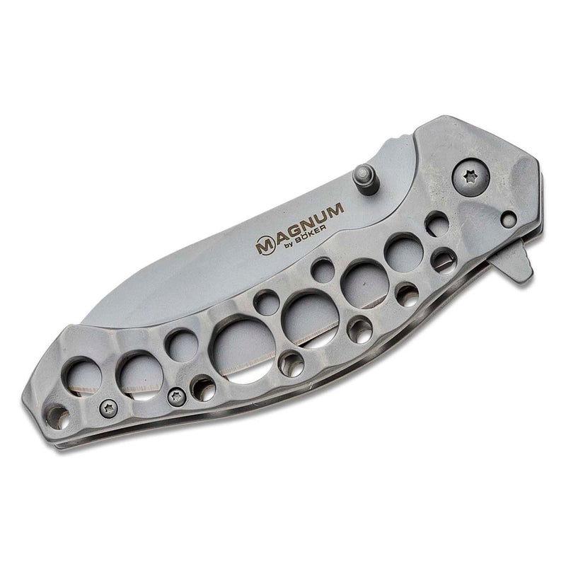BOKER Slender Pocket knife folding compact 440A stainless steel drop point blade