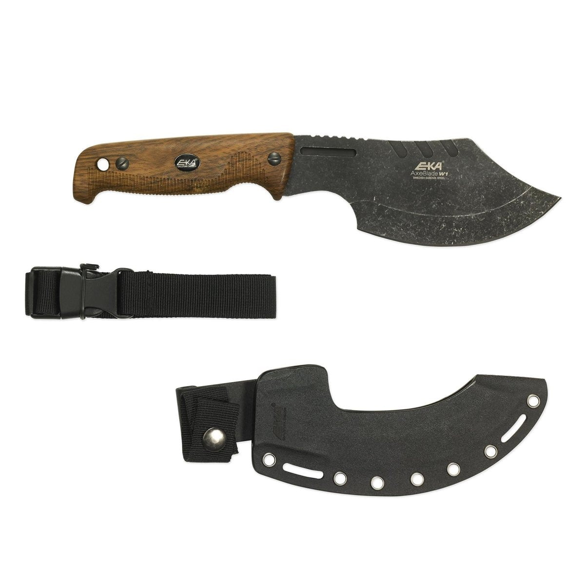 Axe style fixed blade knife AxeBlade W1 by EKA - GoMilitar