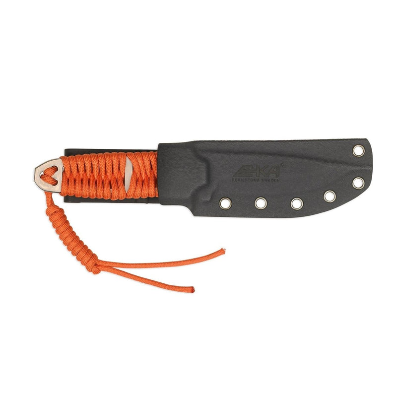 fixed blade knife with paracord handle and kydex sheath