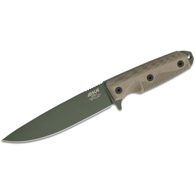 fixed blade knife micarta handle 57 HRC 1095 carbon steel