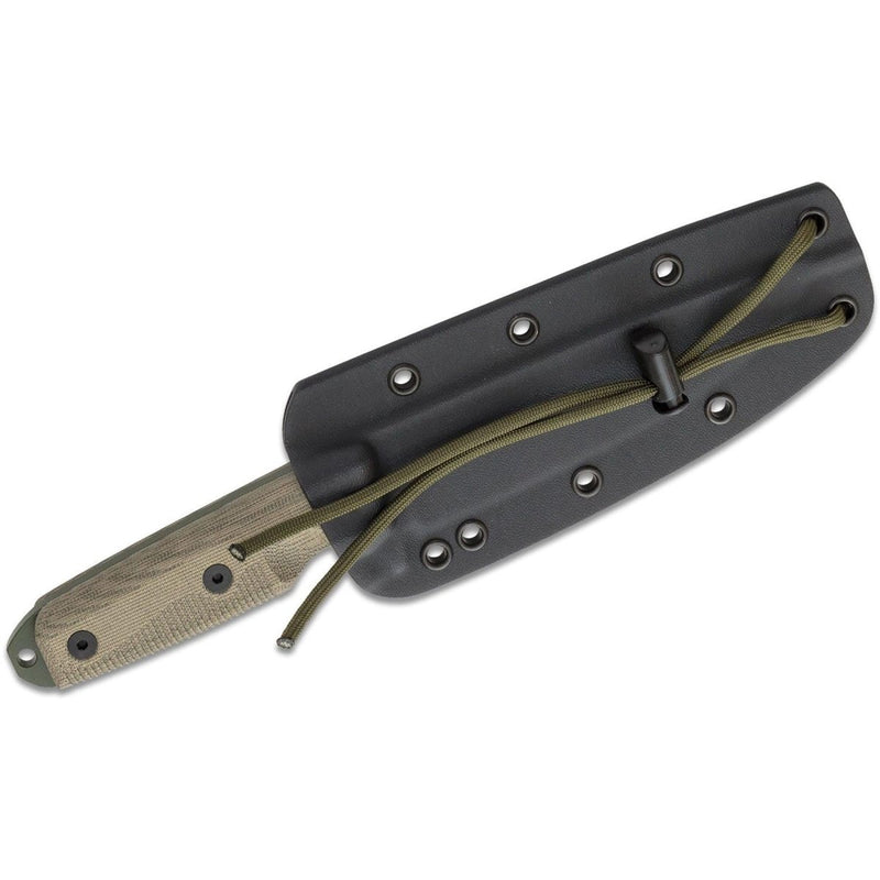 EKA RTG1 Olive fixed blade knife micarta handle 57 HRC 1095 carbon steel