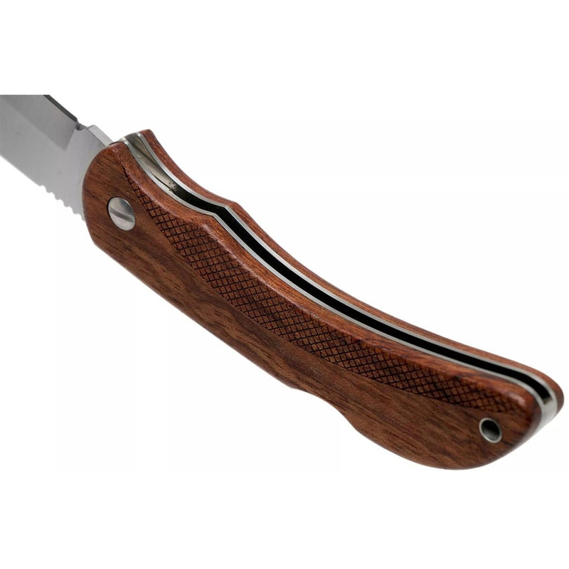 pocket knife brown micarta