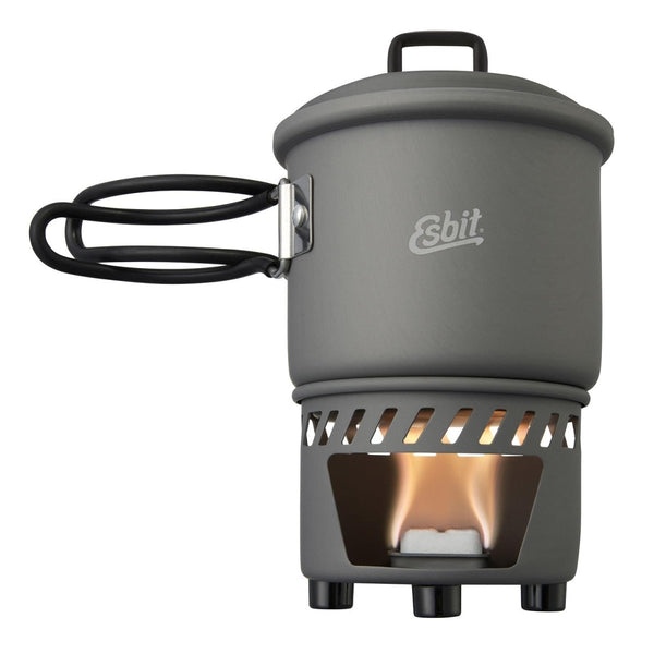Cooking Set with Solid Fuel Stove