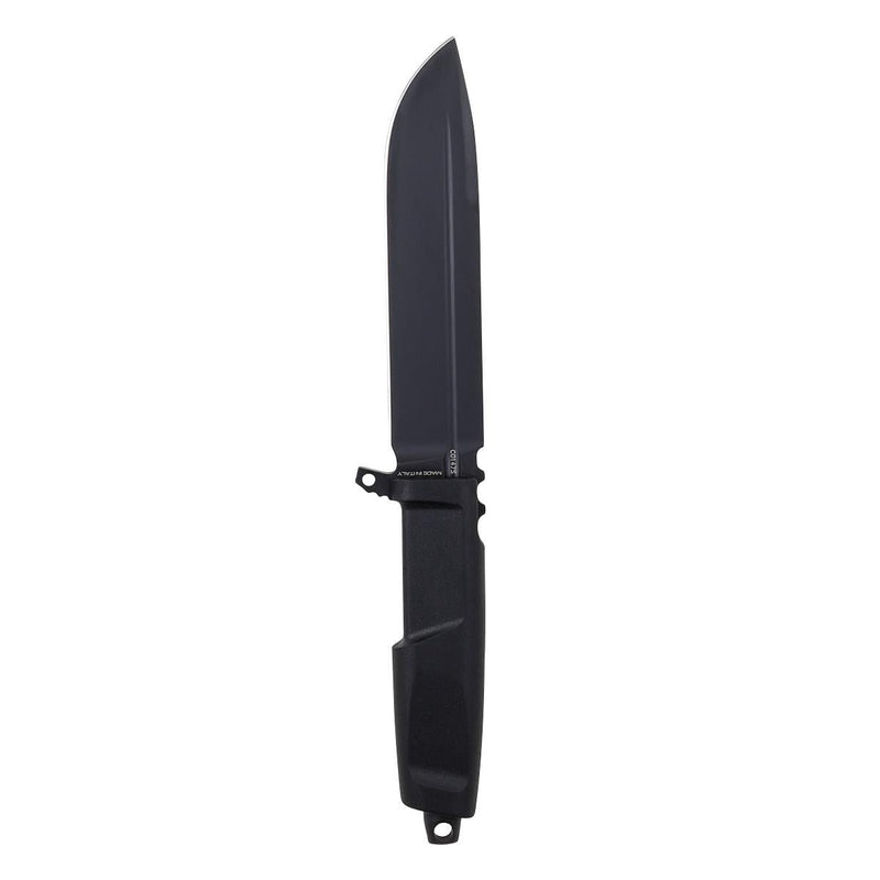 fixed blade tactical combat knife all black
