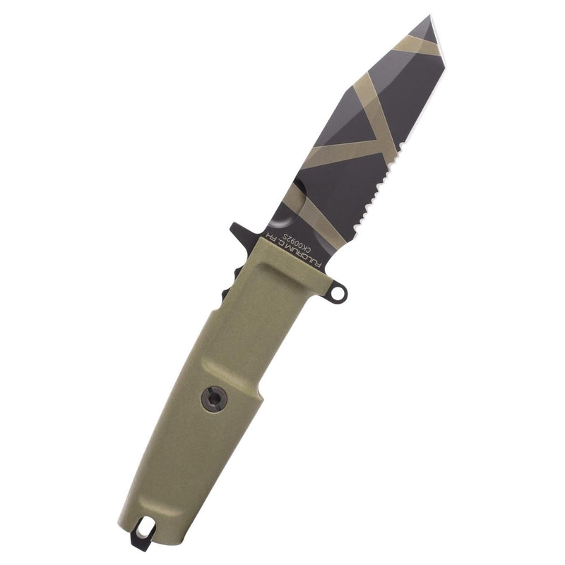 Fulcrum C compact tactical knife survival outdoor camping desert warfare tanto Bohler N690 steel blade forprene 58HRC