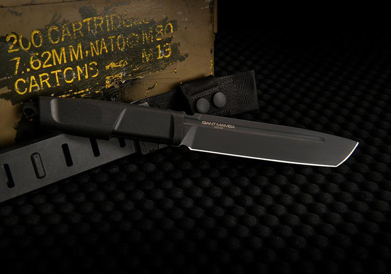 Extrema Ratio GIANT MAMBA BLACK multipurpose knife fixed 58HRC N690 blade