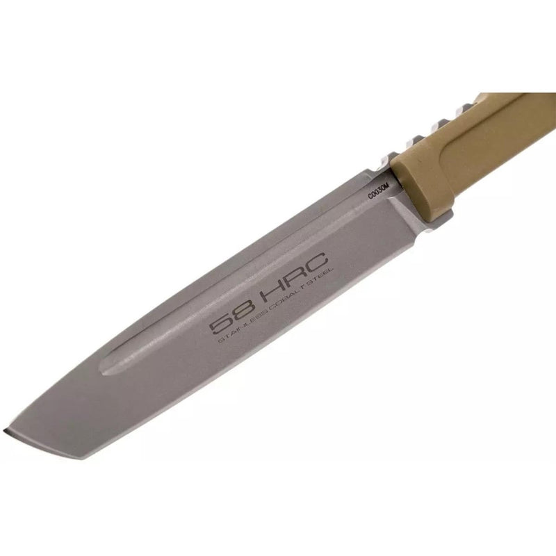 Tactical combat survival knife fixed tanto edged plain Bohler N690 Steel 58 HRC 116mm blade knives