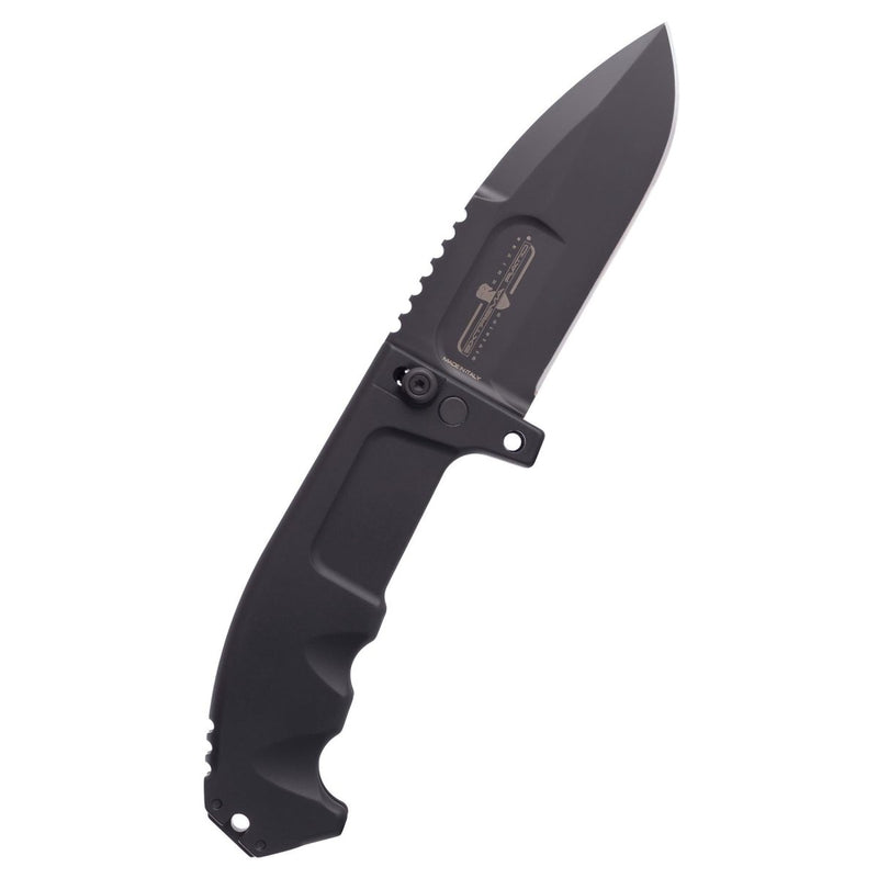 Extrema Ratio RAO II Drop Point blade compact folding knife N690 58HRC steel