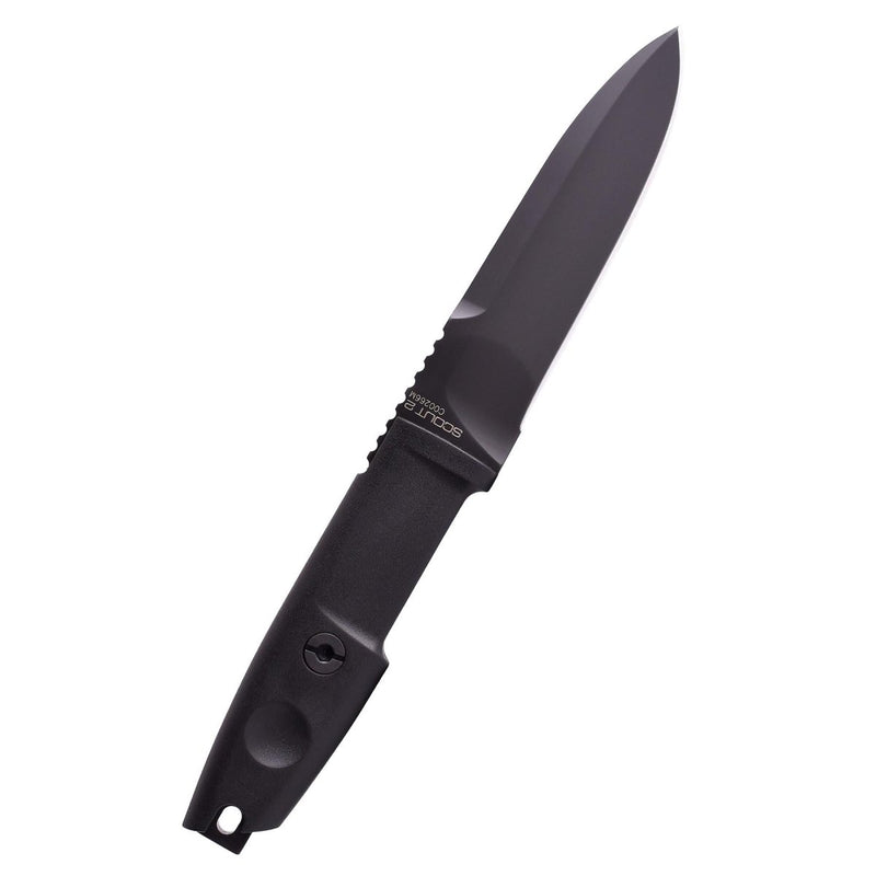 Scout 2 survival tactical knife fixed drop point plain blade Bohler N690 steel 58HRC forprene handle Extrema Ratio
