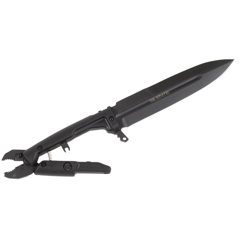 SILENTE combat tactical multitool knife fixed spear point blade Bohler N690 steel HRC 58 Extrema Ratio