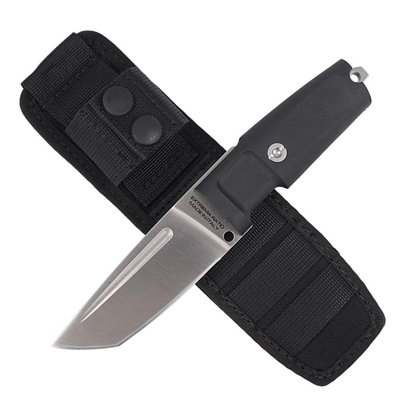 Extrema Ratio T4000 C tactical knife fixed tanto shape satin blade Bohler N690 Steel 58 HRC forprene handle knife holster