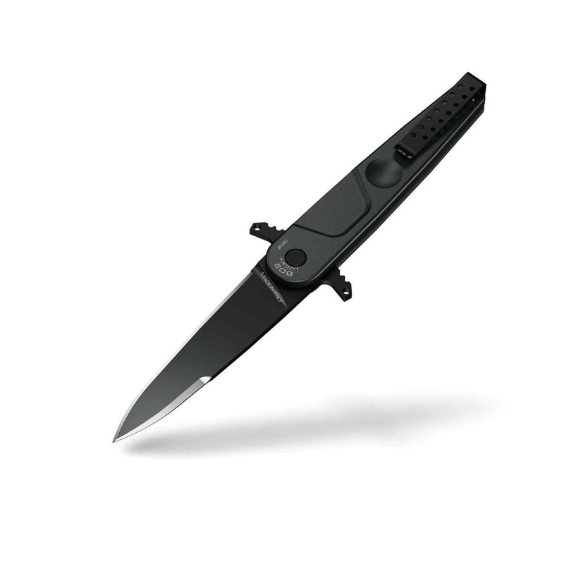 ExtremaRatio BD2 LUCKY BLACK pocket knife Bohler N690 steel plain edge blade