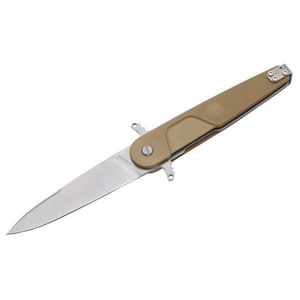 Extrema Ratio BD2 LUCKY DESERT pocket knife Bohler N690 steel plain edge blade